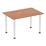 Impulse 1200mm Straight Table With Post Leg - Rogey