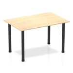 Impulse 1200mm Straight Table With Post Leg - Rogey