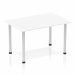 Impulse 1200mm Straight Table With Post Leg - Rogey