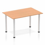 Impulse 1200mm Straight Table With Post Leg - Rogey