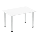 Impulse 1200mm Straight Table With Post Leg - Rogey