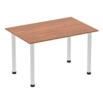 Impulse 1200mm Straight Table With Post Leg - Rogey