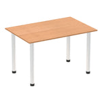 Impulse 1200mm Straight Table With Post Leg - Rogey