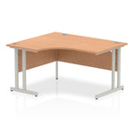 Impulse 1400mm Left Crescent Desk Cantilever Leg - Rogey