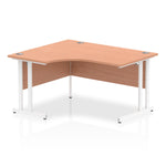 Impulse 1400mm Left Crescent Desk Cantilever Leg - Rogey