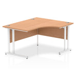 Impulse 1400mm Right Crescent Desk Cantilever Leg - Rogey