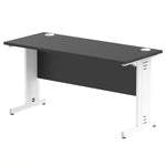 Impulse 1400mm Slimline Desk Cable Managed Leg - Rogey