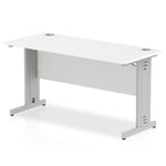 Impulse 1400mm Slimline Desk Cable Managed Leg - Rogey