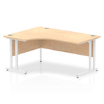 Impulse 1600mm Left Crescent Desk Cantilever Leg - Rogey