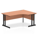 Impulse 1600mm Right Crescent Desk Cantilever Leg - Rogey