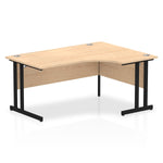 Impulse 1600mm Right Crescent Desk Cantilever Leg - Rogey