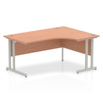 Impulse 1600mm Right Crescent Desk Cantilever Leg - Rogey