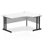 Impulse 1600mm Right Crescent Desk Cantilever Leg - Rogey