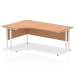 Impulse 1800mm Left Crescent Desk Cantilever Leg - Rogey