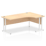 Impulse 1800mm Right Crescent Desk Cantilever Leg - Rogey