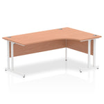 Impulse 1800mm Right Crescent Desk Cantilever Leg - Rogey