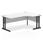 Impulse 1800mm Right Crescent Desk Cantilever Leg - Rogey