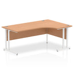 Impulse 1800mm Right Crescent Desk Cantilever Leg - Rogey