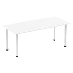 Impulse 1800mm Straight Table With Post Leg - Rogey