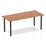 Impulse 1800mm Straight Table With Post Leg - Rogey