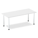 Impulse 1800mm Straight Table With Post Leg - Rogey