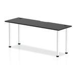 Impulse Black Series Slimline Straight Table - Rogey