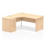 Impulse Panel End Crescent Desk Workstation - Rogey