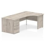 Impulse Panel End Crescent Desk Workstation - Rogey