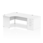 Impulse Panel End Crescent Desk Workstation - Rogey