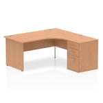 Impulse Panel End Crescent Desk Workstation - Rogey