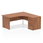 Impulse Panel End Crescent Desk Workstation - Rogey