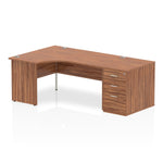 Impulse Panel End Crescent Desk Workstation - Rogey