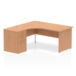 Impulse Panel End Crescent Desk Workstation - Rogey