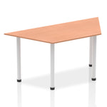 Impulse Trapezium Table With Post Leg - Rogey