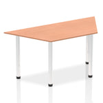 Impulse Trapezium Table With Post Leg - Rogey