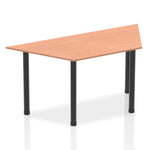 Impulse Trapezium Table With Post Leg - Rogey