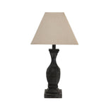 Incia Fluted Wooden Table Lamp - Rogey