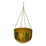 Indoor Mayfair Antique Brass Hanging Planter H21Cm D30Cm - Rogey