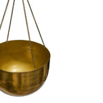 Indoor Mayfair Antique Brass Hanging Planter H21Cm D30Cm - Rogey