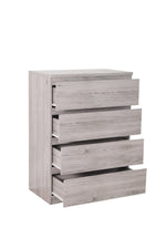 Jupiter 4 Drawer Chest - Grey Oak - Rogey