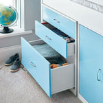 Lacy Blue Storage Mid Sleeper Single - Rogey