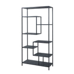 Large Black Multi Shelf Unit - Rogey