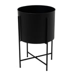 Large Matt Black Planter On Frame - Rogey