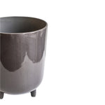 Lecce Grey Speckled Planter H19Cm D16Cm - Rogey