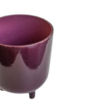 Lecce Plum Speckled Planter H24Cm D20Cm - Rogey