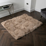 Light Brown Rectangle Sheepskin - 130 x 150cm - Rogey