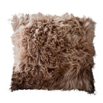 Light Brown Sheepskin Cushion - Rogey