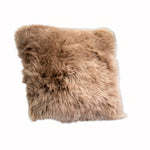 Light Brown Sheepskin Cushion - Rogey