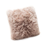 Light Brown Sheepskin Cushion - Rogey