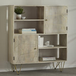 Light Gold Display Cabinet - Rogey